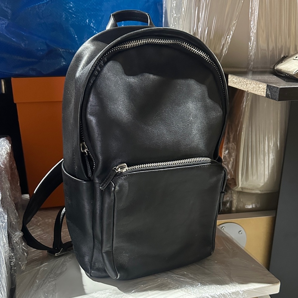 Real Leather Backpack